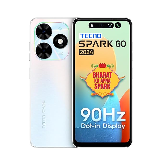 Tecno Spark Go 2024 Mystery White 4 GB 64 GB The Prime Mobile Tecno Spark Go 2024 Mystery White 4 GB 64 GB The Prime Mobile